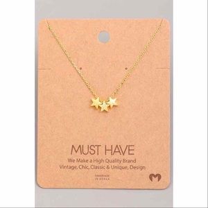 Mini 3 Stars Necklace